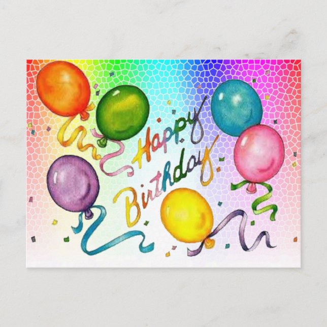 Happy Birthday - Postcard (Front)