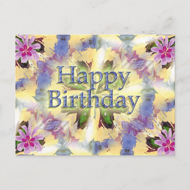 Happy Birthday Postcard (Front)