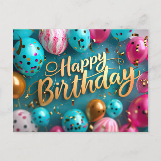 Happy Birthday Postcard