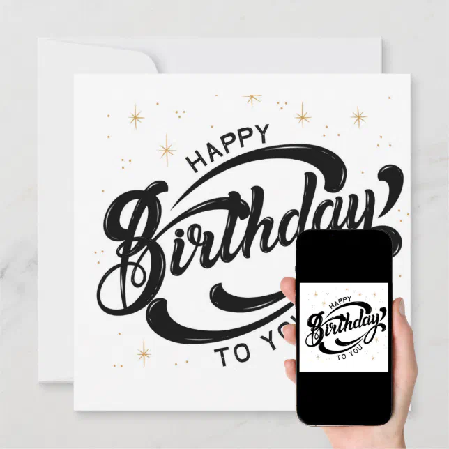 Happy Birthday Postcard | Zazzle
