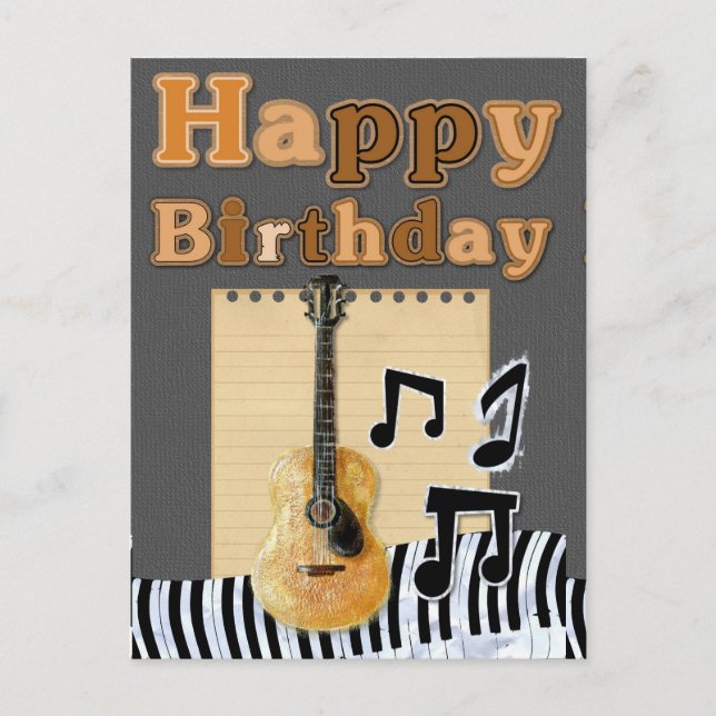 Happy Birthday Postcard (Front)