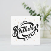 Happy Birthday Postcard (Standing Front)