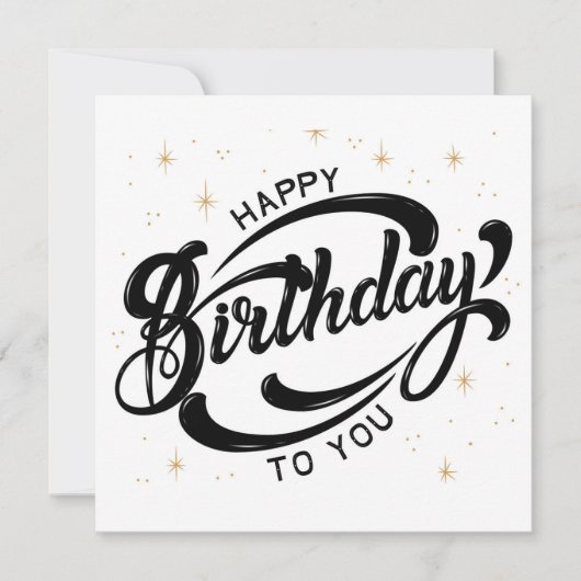 Happy Birthday Postcard (Front)