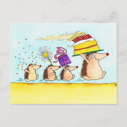 Happy Birthday postcard by Nicole Janes