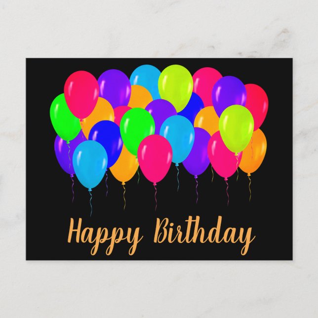 Happy birthday postcards (Front)