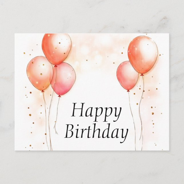 Happy birthday postcards (Front)