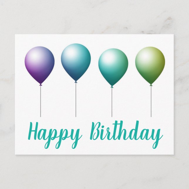 Happy birthday postcards (Front)