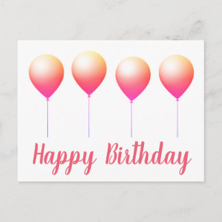 Happy birthday postcards