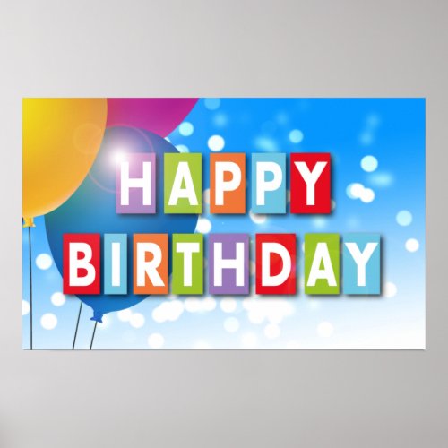 Happy Birthday Poster