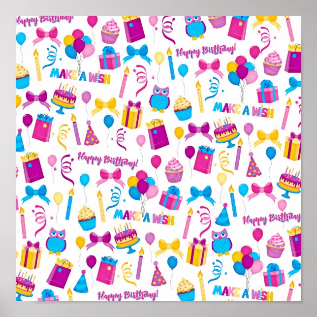 Happy Birthday  Poster (Front)