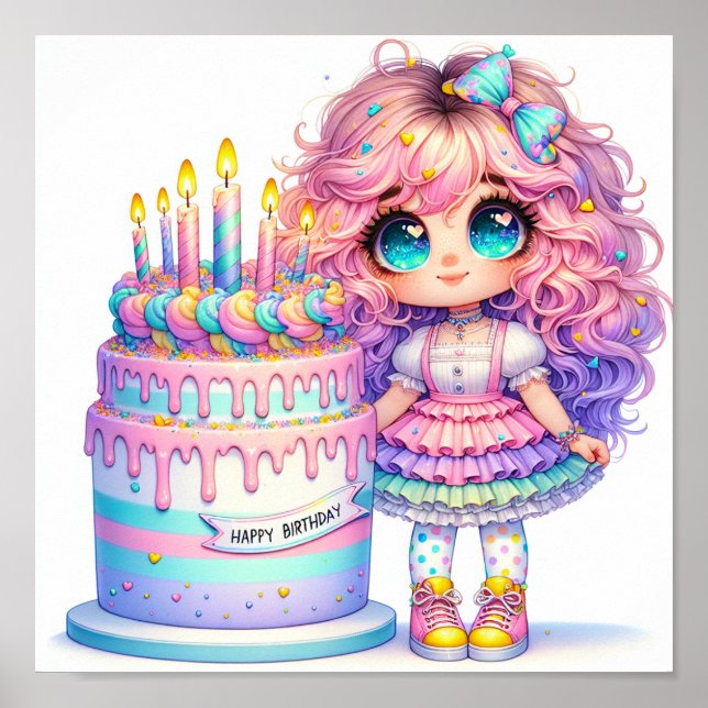 Happy  Birthday  Poster (Front)