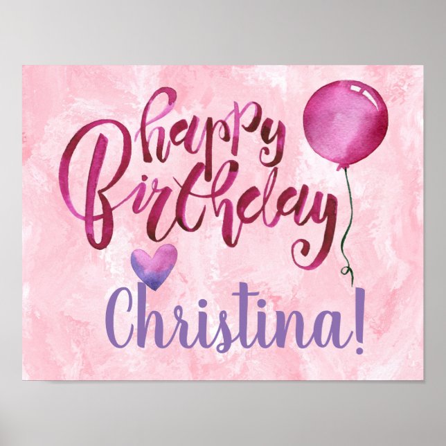 Happy Birthday. Poster (Front)