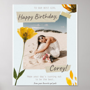 Happy birthday poster