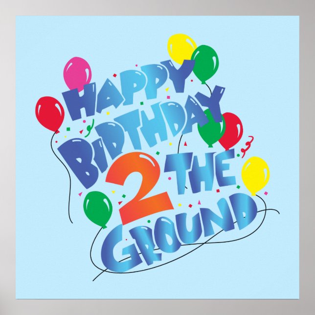 Happy Birthday Poster (Front)