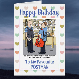 Happy Birthday Postman Cards
