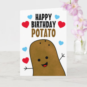 Happy Birthday Potato Card