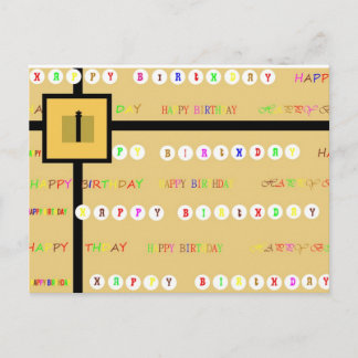 Happy Birthday Present Card