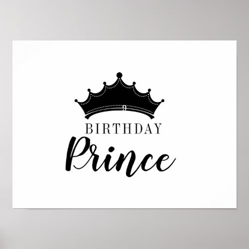 happy birthday prince poster