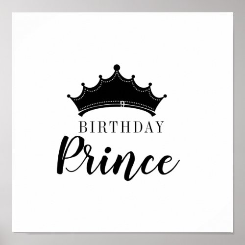 happy birthday prince poster