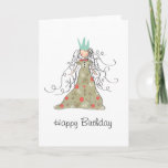 Happy Birthday Princess Card at Zazzle