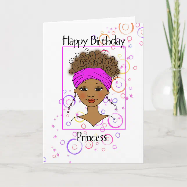 Happy Birthday Princess Card 