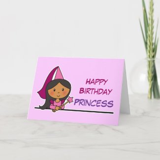 Happy Birthday Princess Card