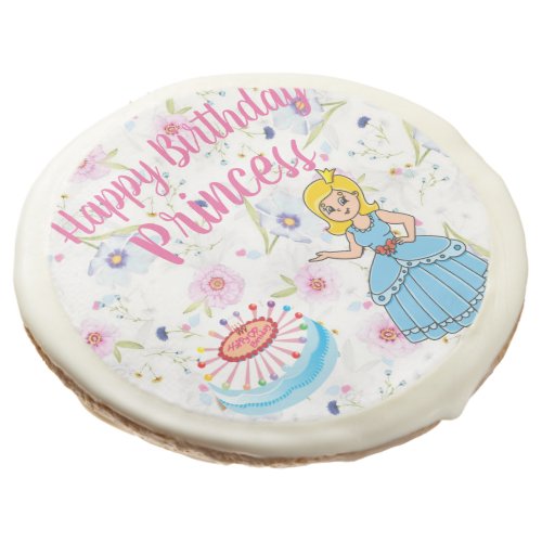 Happy Birthday Princess Sugar Cookies Party Food