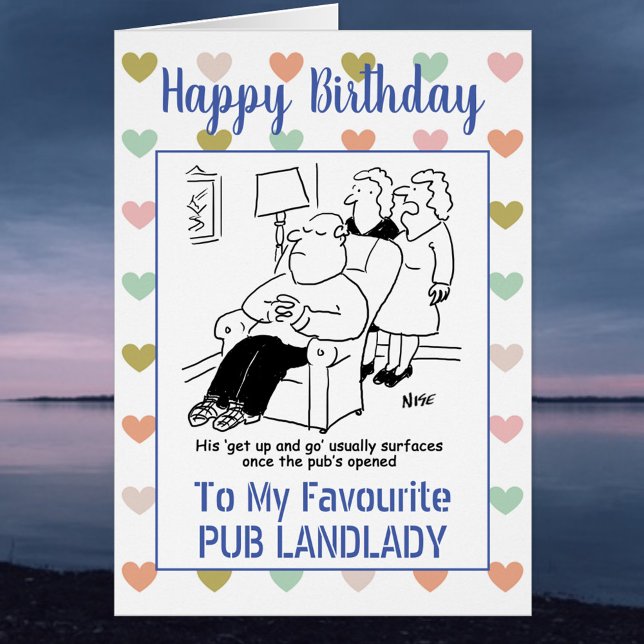 Happy Birthday Pub Landlady Cards (Creator Uploaded)