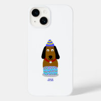 Happy Birthday Pup Apple iPhone 14 Case