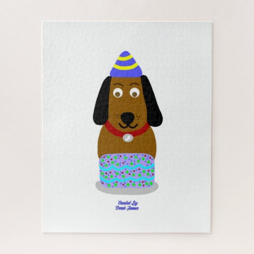 Happy Birthday Pup Puzzle 4064 cm x 508 cm