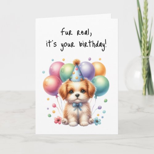 Happy Birthday Puppy Woof Celebrate Fur Real
