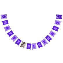 Happy Birthday Purple Balloons Party Photo