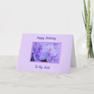 Happy Birthday Purple with Hydrangeas
