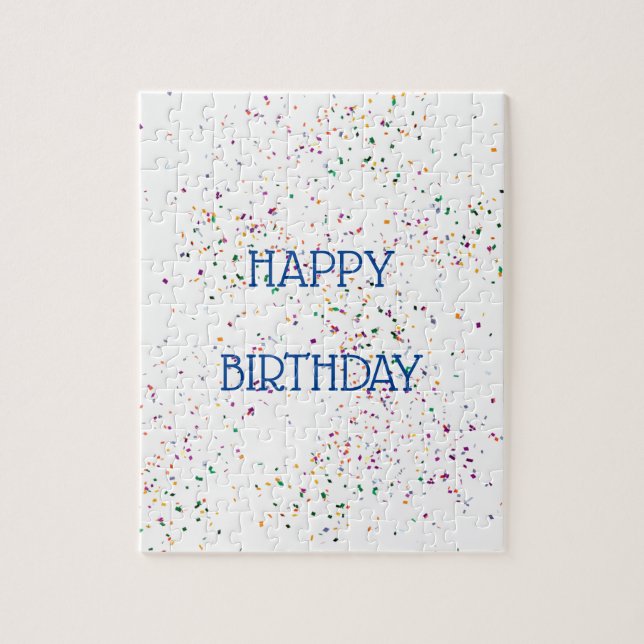 Happy Birthday Puzzle (Vertical)