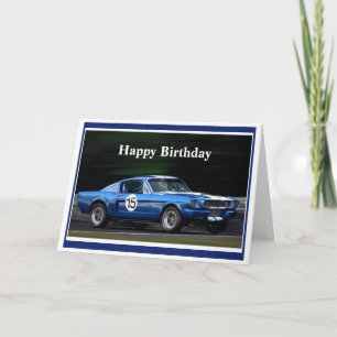 Happy Birthday Racer #15 card