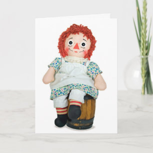 Happy Birthday Rag Doll  Card