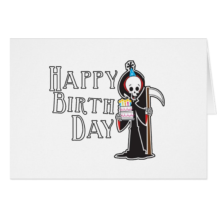 Happy Birthday Reaper Card