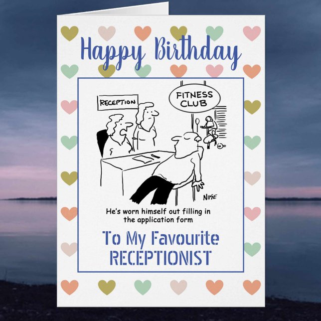 Happy Birthday Receptionist Cards (Creator Uploaded)