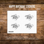 Happy Birthday Rectangular Sticker<br><div class="desc">Happy Birthday Stickers for your Friend's Birthday. A special touch for Friends & Family by sharing Birthday Stickers with them. Decorate tablecloths, treat bags, and napkins with them. Send Happy Birthday wishes or Birthday greetings with these stickers. Happy Birthday, Card Stickers, add something unique to a birthday card or gift...</div>