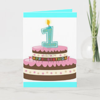 Happy Birthday Recycled Greeting Card