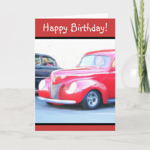 Classic Car Posters Cards | Zazzle