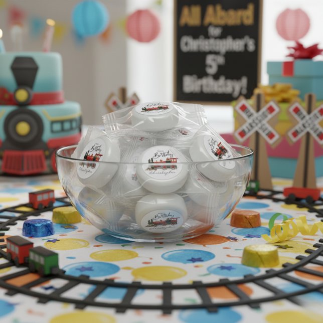 Happy Birthday Red Train Life Saver® Mints (Happy Birthday Red Train Life Saver® Mints)