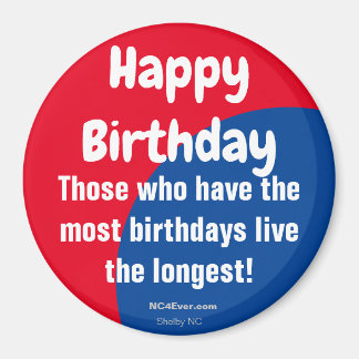 Happy Birthday Refrigerator Magnet