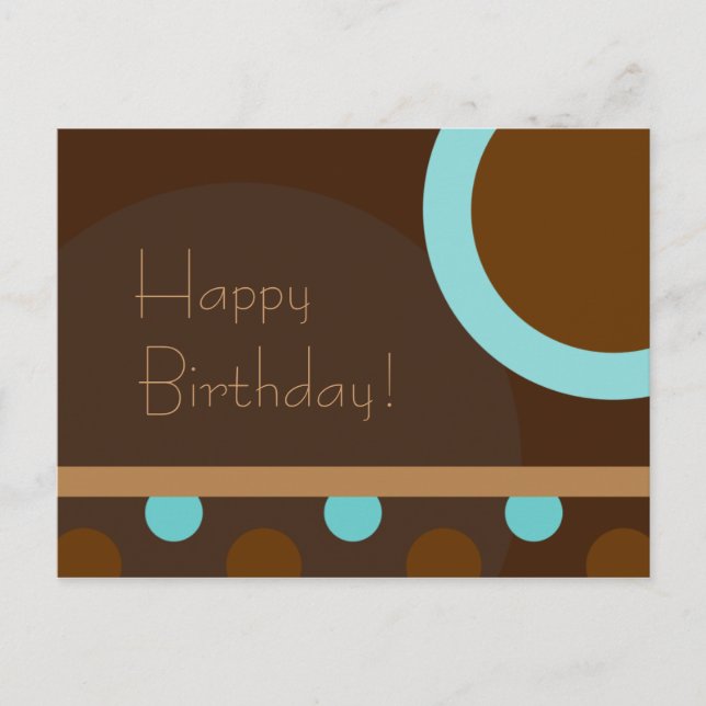 Happy Birthday! Retro 103 Postcard (Front)