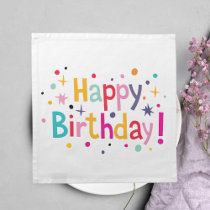 Happy Birthday (Retro)  Napkins