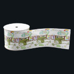 Happy Birthday Ribbon, Friends Family Frog<br><div class="desc">Crafts & Party Supplies > Gift Wrapping Supplies > Ribbon</div>