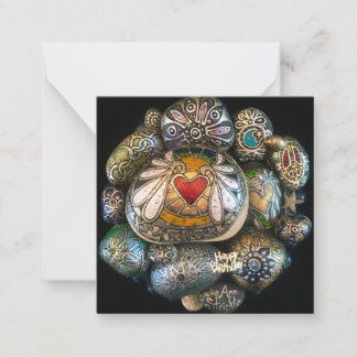 Happy Birthday Rocks! By Julie Ann Stricklin Note Card