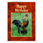 Happy Birthday Chickens for Twins Card | Zazzle.com