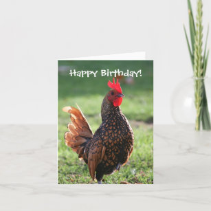 Rooster Birthday Cards | Zazzle