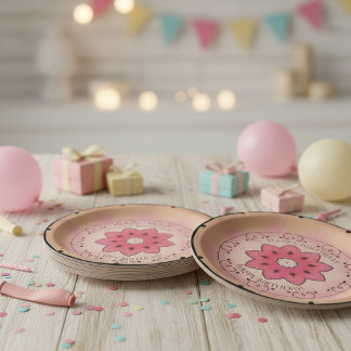 Happy Birthday Rose  Paper Plates